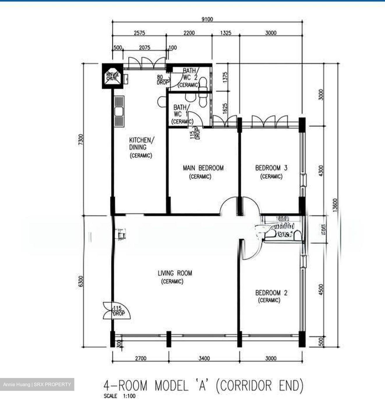 Blk 854 Woodlands Street 83 (Woodlands), HDB 4 Rooms #630907871